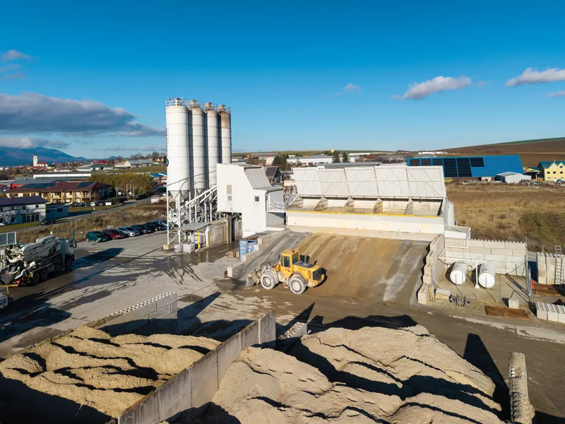 Letecká fotografia – DANUCEM betonárne (01) | Industry Photo