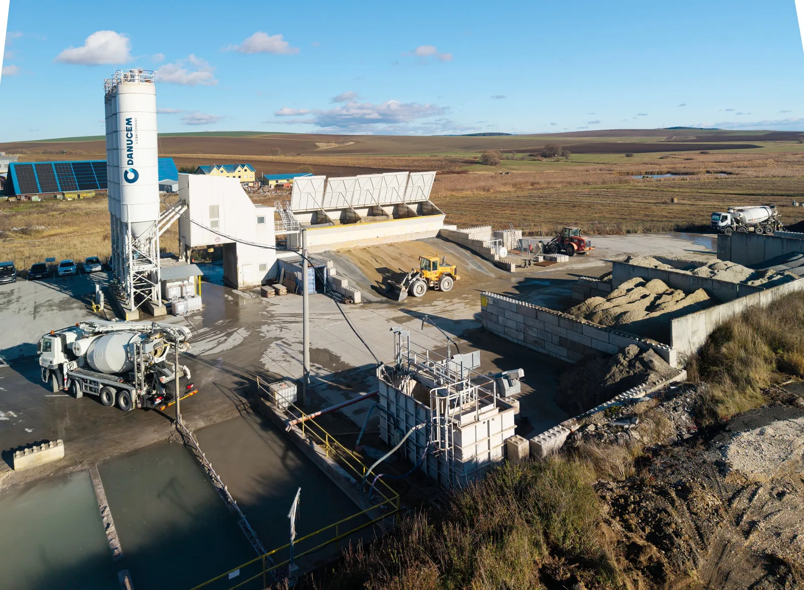 Letecká fotografia – DANUCEM betonárne (02) | Industry Photo