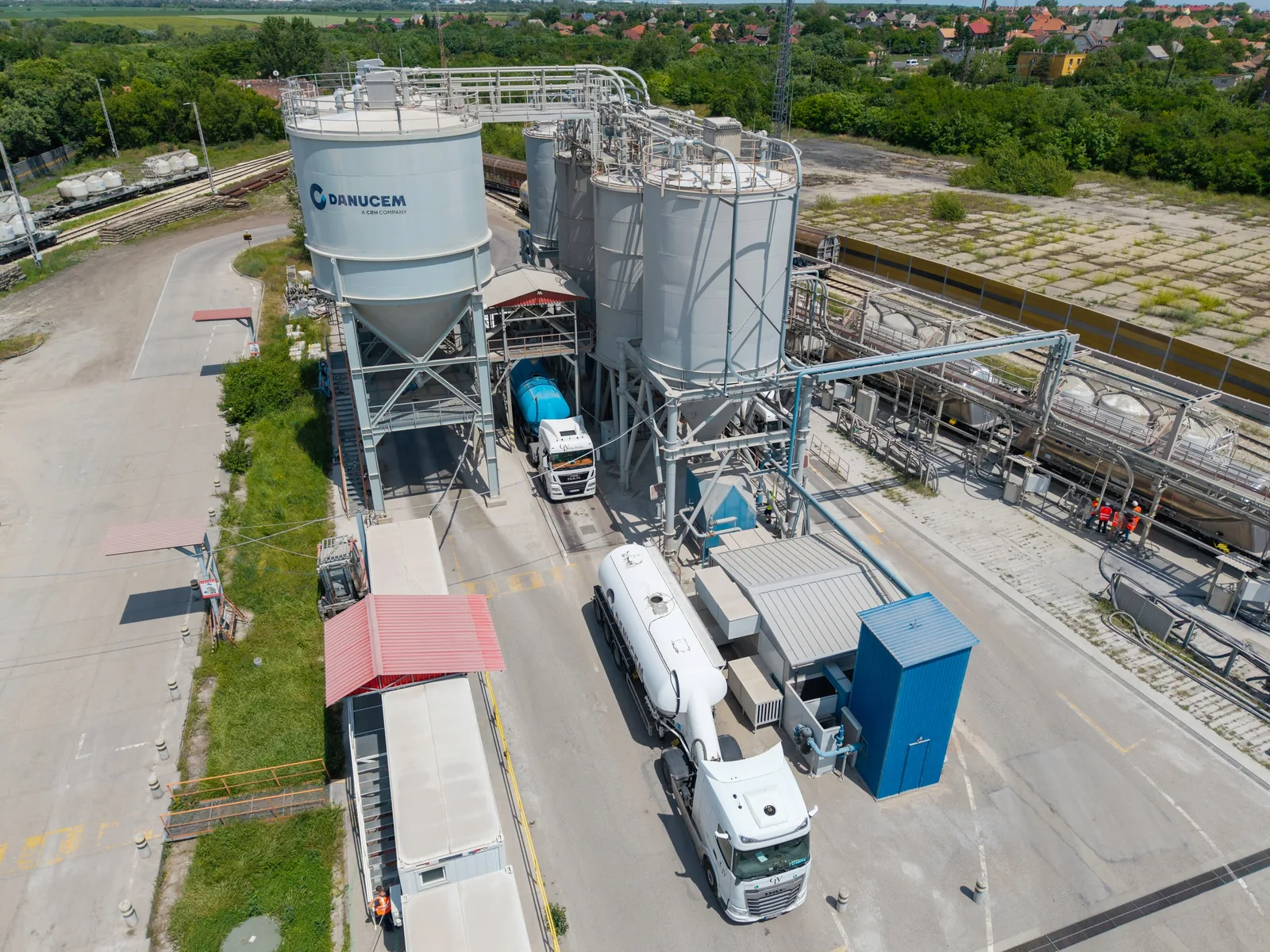 Letecká fotografia – DANUCEM terminál Ercsi (02) | Industry Photo