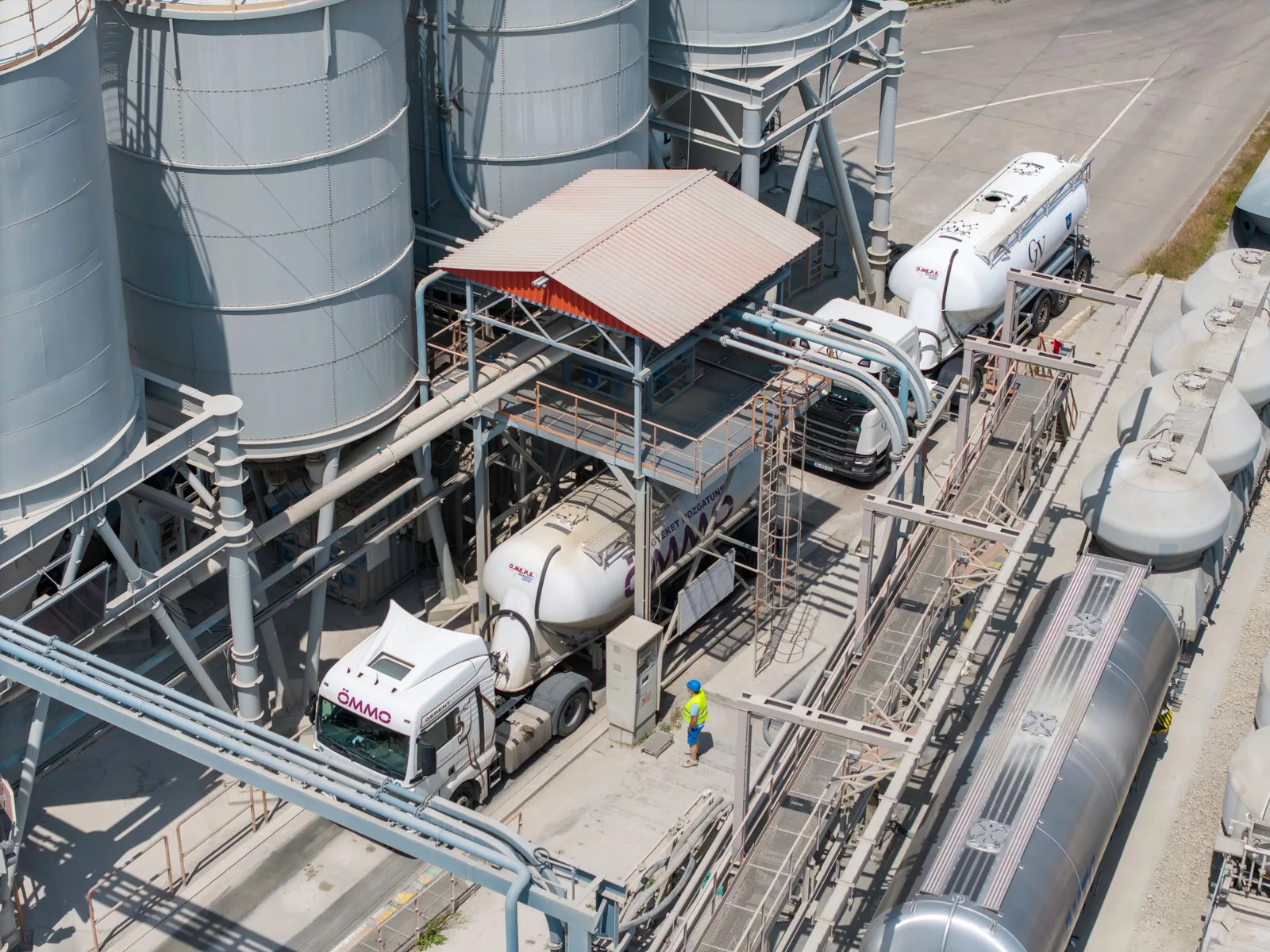 Letecká fotografia – DANUCEM terminál Ercsi (05) | Industry Photo