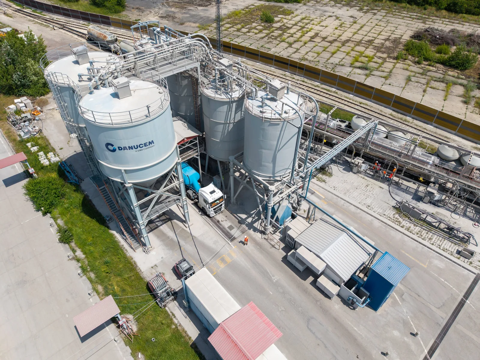 Letecká fotografia – DANUCEM terminál Ercsi (06) | Industry Photo