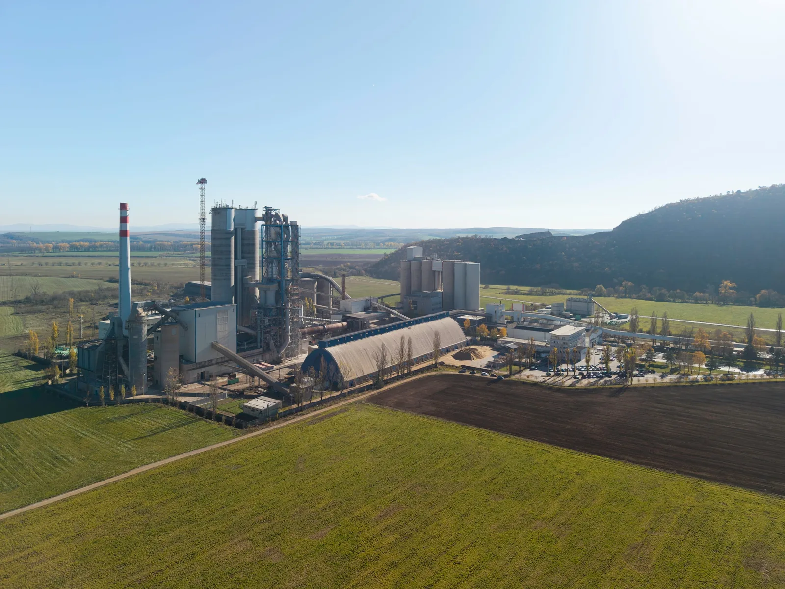 Letecká fotografia – DANUCEM cementáreň Turňa nad Bodvou (06) | Industry Photo